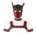 Beta Puppy Play Set - Pup Hood & BDSM Collar & Chest Harness