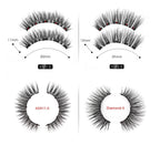 Natural Long Lasting Magnetic Liquid Eyeliner & Magnetic False Eyelashes & Tweezer Set Make up Set