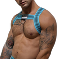 Breedwell Cumdump Bulldog Harness Aqua Blue