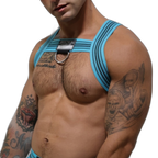 Breedwell Cumdump Bulldog Harness Aqua Blue