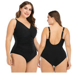 Women's large one piece swimsuit
