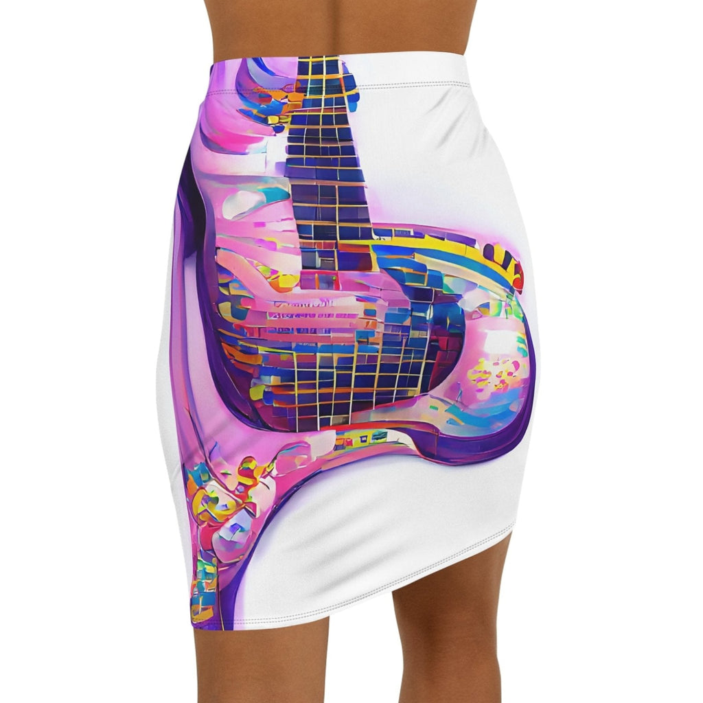 Hippie Guitar - Womens Pencil Skirt