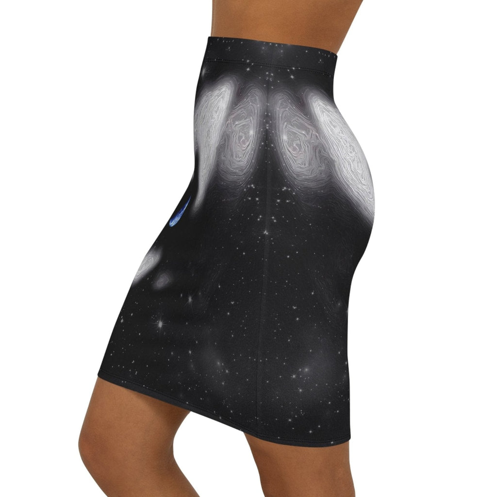 In The Quiet of Your Mind - Womens Pencil Skirt