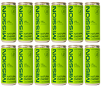 12 x Mission Perform Cans Lime - 250ml