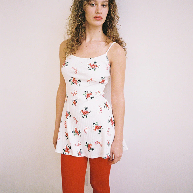 Women's Sexy Floral Fresh-style Slip Dress