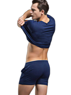 Solid Color Modal Home Boxers for Men