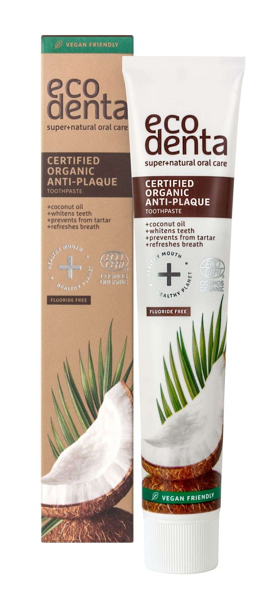 EcoDenta Org Toothpaste Coconut Oil - 75ml