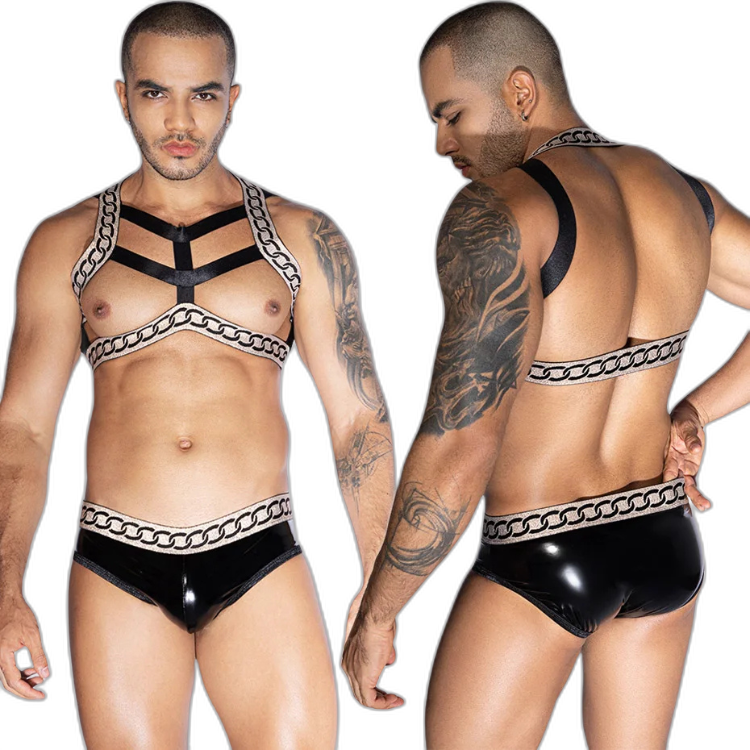 Chained and Ready Harness Fantasy Costume