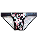 2 Pack Men's Breathable Alphabet-Print Expanded Pouch Briefs