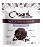 Organic Traditions Org Choc Coated Cacao Nibs - 200g