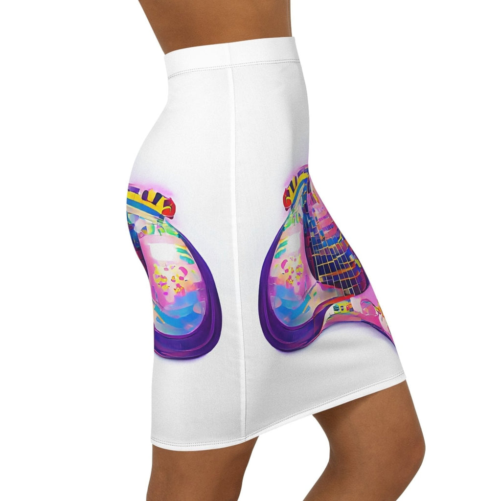 Hippie Guitar - Womens Pencil Skirt