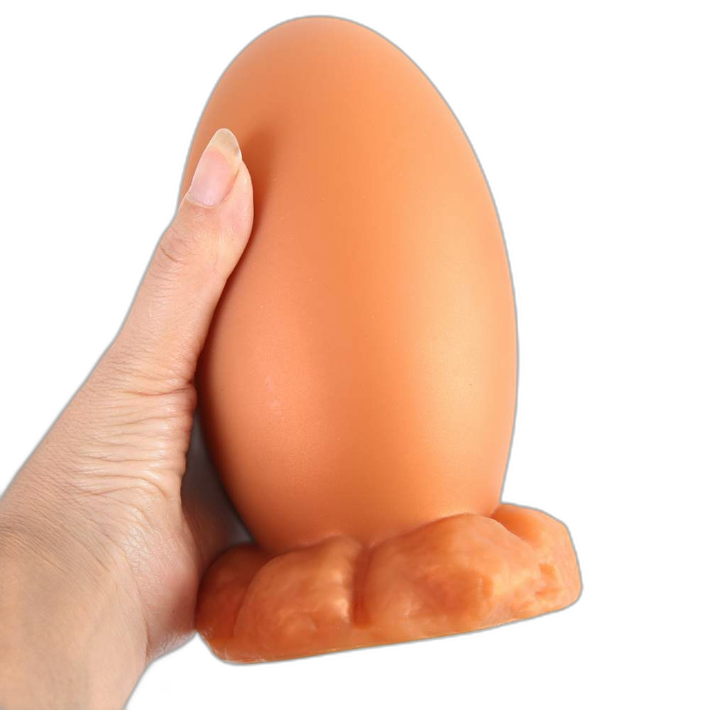 Rex - Large Butt Plug - Egg Plug - Silicone Butt Plug