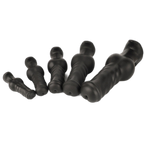 ELITE Liquid Silicone Canine Milker Plug Black 5.1 Inch