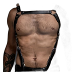 Adjustable Dominion Leather H-Harness Suspender