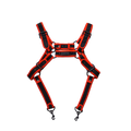 Dog & Master Body Harness Red