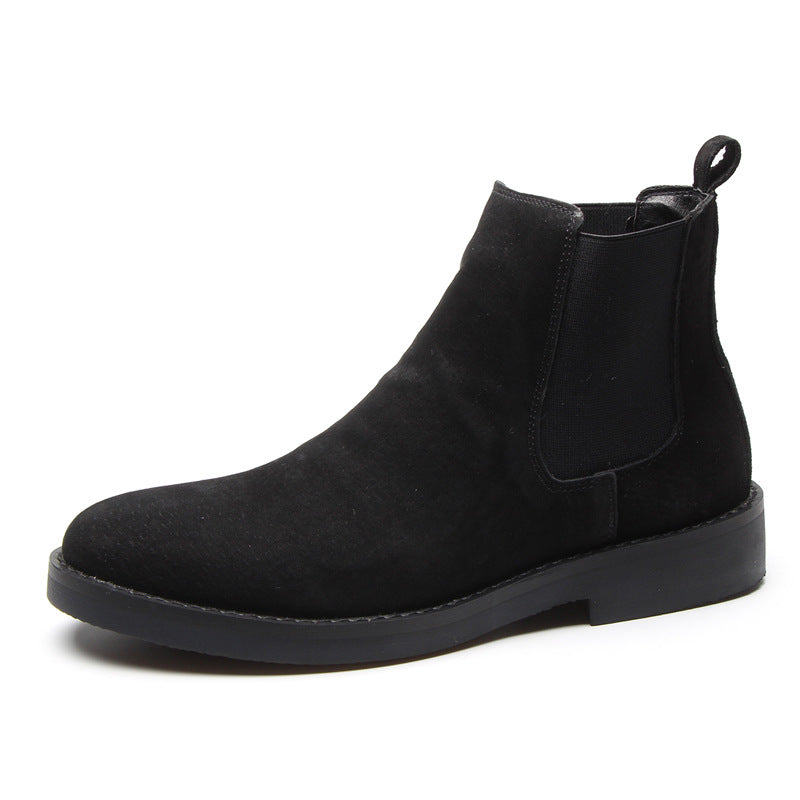 British all-match Martin boots  boots men's short boots frosted