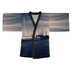 The Sleeping Yachts (at Sunrise) - Womens Kimono Robe