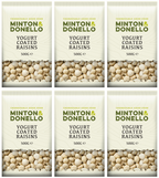 6 x Minton & Donello Yoghurt Coated Raisins - 500g