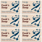 6 x Friendly Soap Cook's Soap - 95g