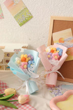 Christmas Valentine's Day Knitted Puff Wool Floral Decoration Gift