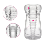 Ribbed Transparent Masturbator