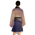 The Sleeping Yachts (at Sunset) - Womens Kimono Robe