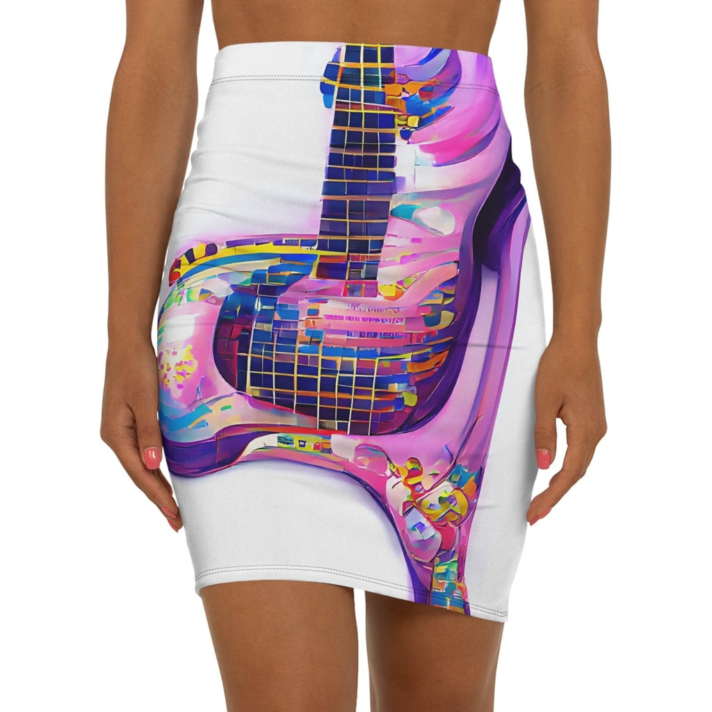 Hippie Guitar - Womens Pencil Skirt