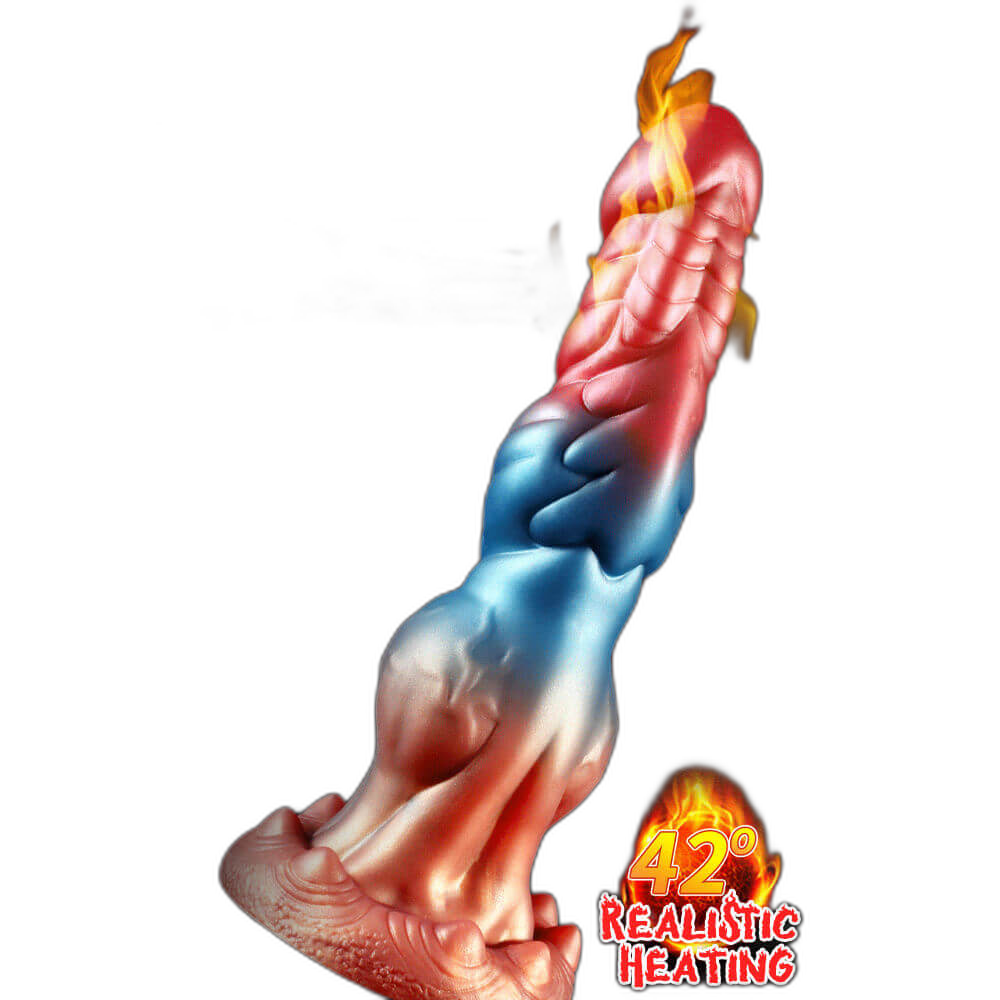 Terry - 10 Inch Thrusting Dildo - Fantasy Knotted Dildo