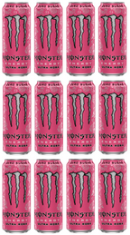 12 x Monster Energy Ultra Rosa - 500Ml
