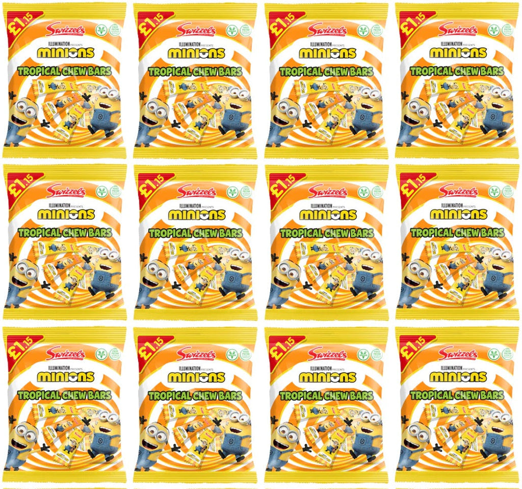 12 x Minions Mini Chew Bar Bag - 120G