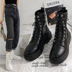Martin boots women's thick-soled mid-tube short boots non-slip
