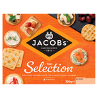 10 X Jacobs Biscuits For Cheese Christmas Crackers 300G