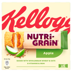 7 X Kellogg's Nutri-grain Apple Cereal Bars 6X37G