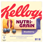 7 X Kellogg's Nutri-grain Blueberry Snack Bars 6X37G