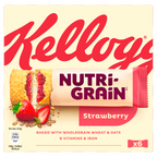7 X Kellogg's Nutri-grain Strawberry Snack Bars  6X37G