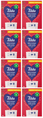 8 X Tilda Boil In The Bag Long Grain 250GM