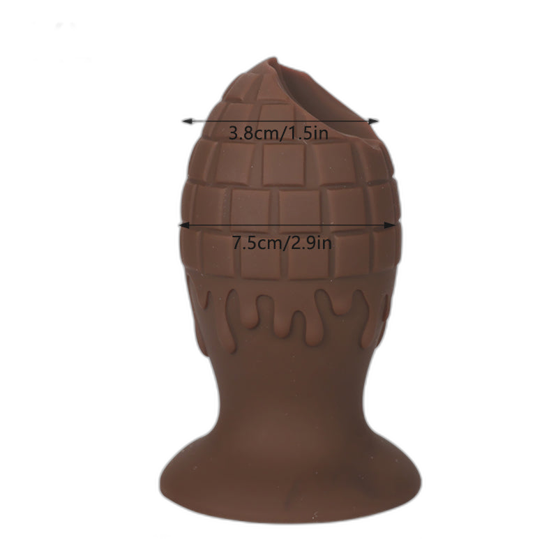 Chocolate Butt Plug - Small Butt Plug - Anal Toy