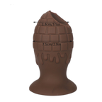 Chocolate Vibrating Anal Plug - Silicone Butt Plug - Anal Sex Toy