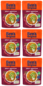 6 X Ben's Original Spicy Mexican 220g