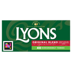 12 x Lyons Tea Original 40's - 116G
