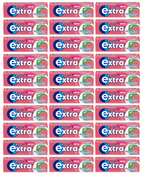 30 x Extra Watermelon Chewing Gum Sugar Free 10 Pieces - 10 PCE