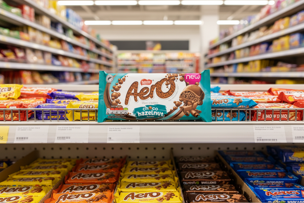 15 x Aero Hazelnut Block - 90GM