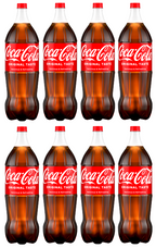 8 x Coca Cola Original Bottle - 2LTR