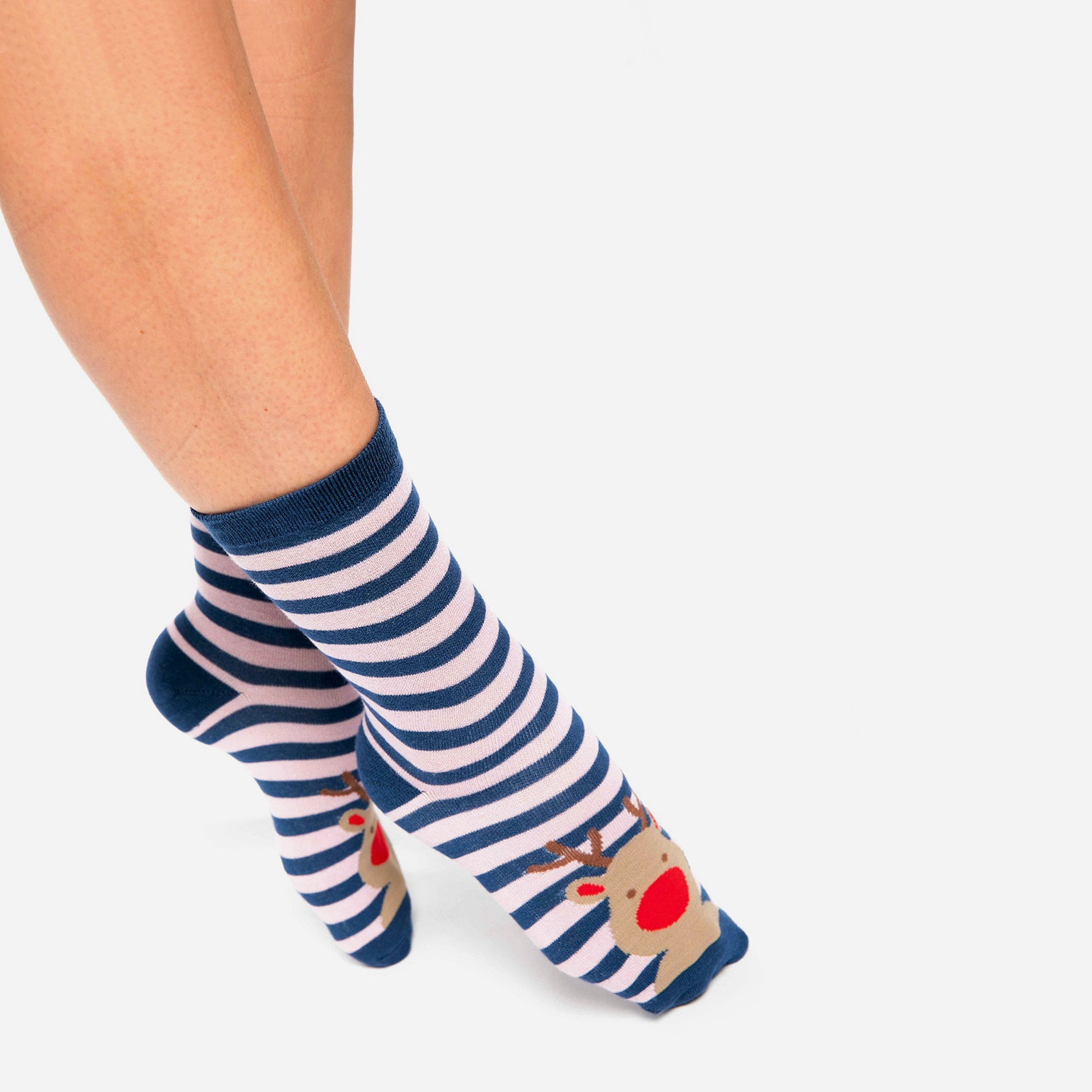 1 Pack Ladies Novelty Festive Christmas Bamboo Socks