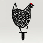 Chicken Yard Art Outdoor Garden Back Yard Gazon Stakes Hen Yard Decor