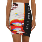Miss Talk A Lot - Womens Pencil Skirt