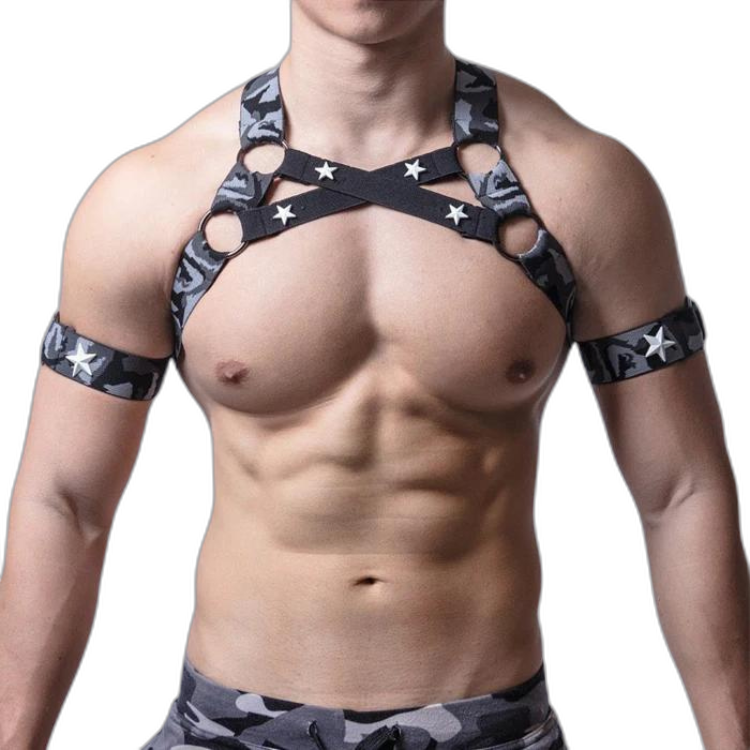 Camouflage Gogo Muscle Harness