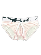 2 Pack Men's Detachable Pouch Open-Crotch Breathable Modal Soft Briefs