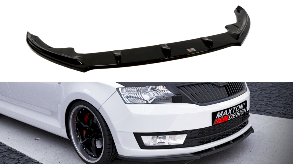 Maxton Design - FRONT SPLITTER SKODA RAPID