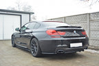 Maxton Design - CENTRAL REAR SPLITTER BMW 6 GRAN COUPE M-SPORT (VERTICAL BARS) (2013-2018)